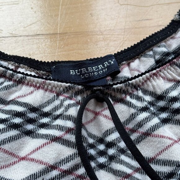 Burberry London Girls' Plaid Knit Top - Size140A - Picture 7 of 10